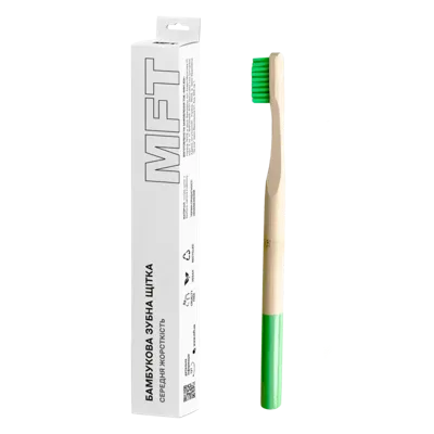 Bamboo toothbrush for adults
