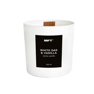 Soy candle “White Oak & Vanilla”