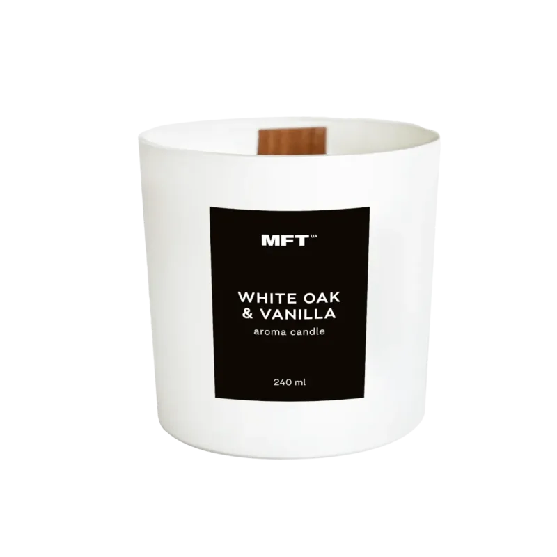 Soy candle “White Oak & Vanilla”