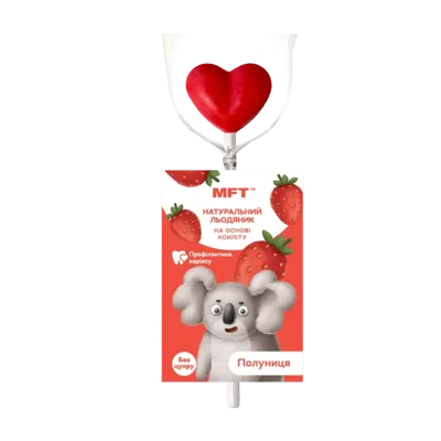 Xylitol lollipop on a stick “Strawberry”