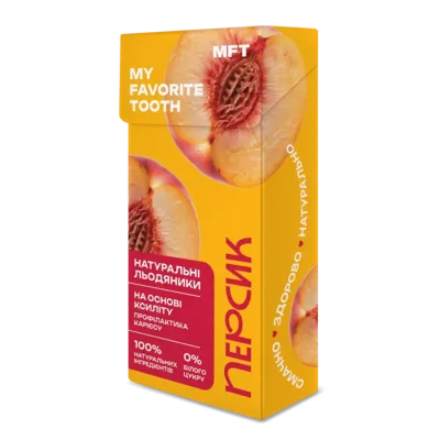 Xylitol lollipops “Peach”