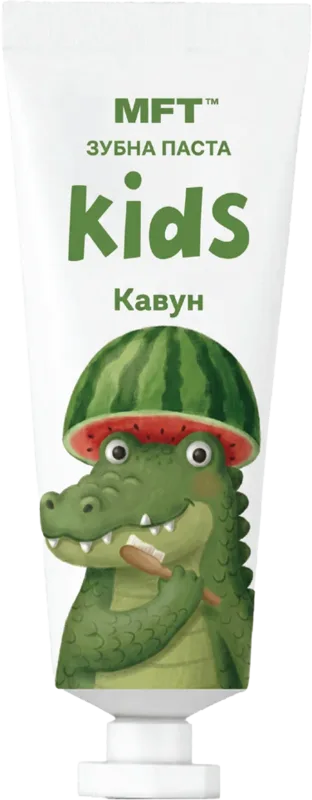 Дитяча зубна паста з фтором "Кавун"