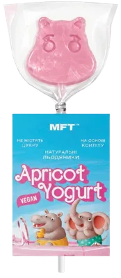 Ксилітовий льодяник на паличці "Абрикосовий йогурт"