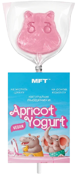 Ксилітовий льодяник на паличці "Абрикосовий йогурт"
